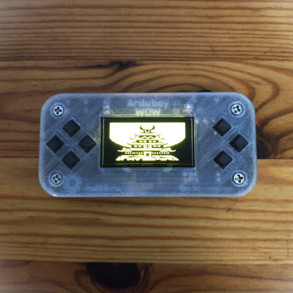 Arduboy WOW с игрой Karateka